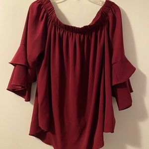 Off the shoulder top